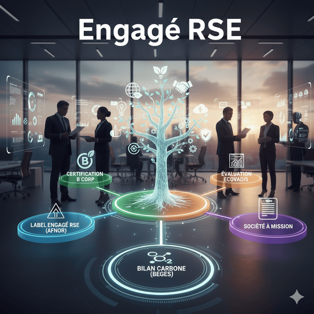 Label Engagé RSE : comment structurer et valoriser votre démarche (labels, certifications, statuts)